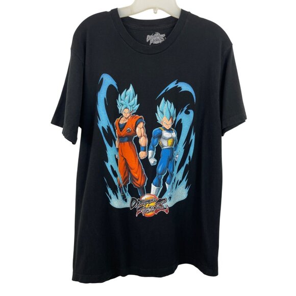 Dragon Ball Fighter Other - Dragon Ball Fighter Z Goku and Vegeta Men's Black Graphic Shirt Mens Size L